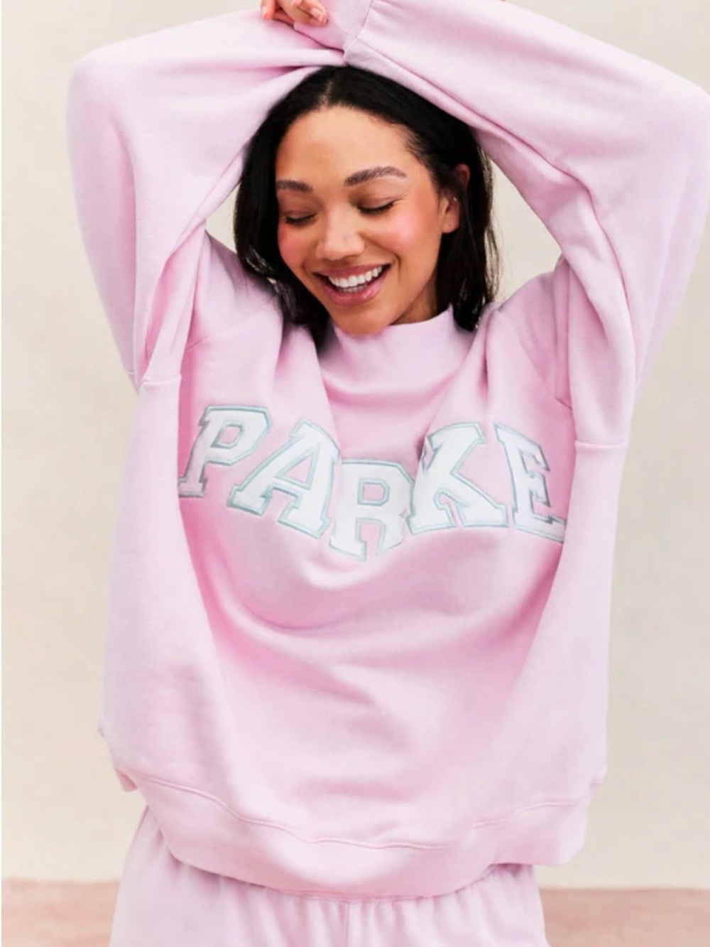 Parke heritage, mock neck in Sprinkle XXL